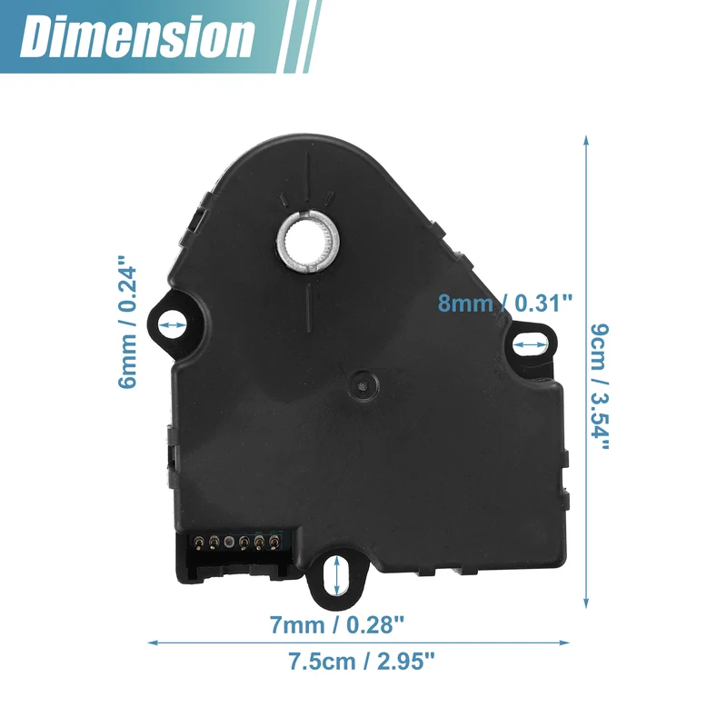 AC Heater Blend Door Actuator for Chevrolet Suburban 2500 2000-2002 52473356