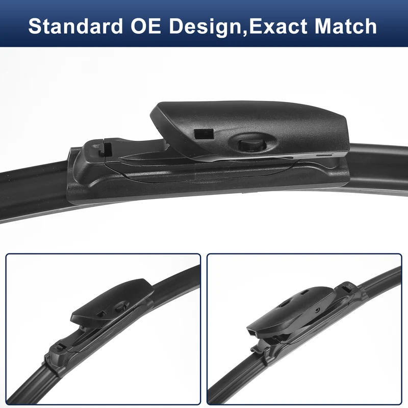 26"+19" Front Pair Upgraded Windshield Wiper Blades Set for Audi A3 8Y 2020-2024