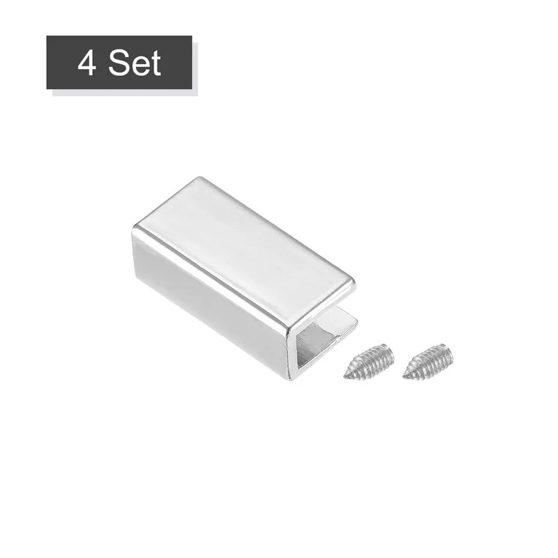 Belt Buckle End Tip, Zinc Alloy Zipper Clip Strap End Caps for Leather Sewing Decoration DIY Accessories