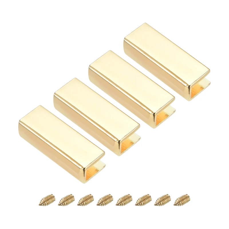 Belt Buckle End Tip, Zinc Alloy Zipper Clip Strap End Caps for Leather Sewing Decoration DIY Accessories