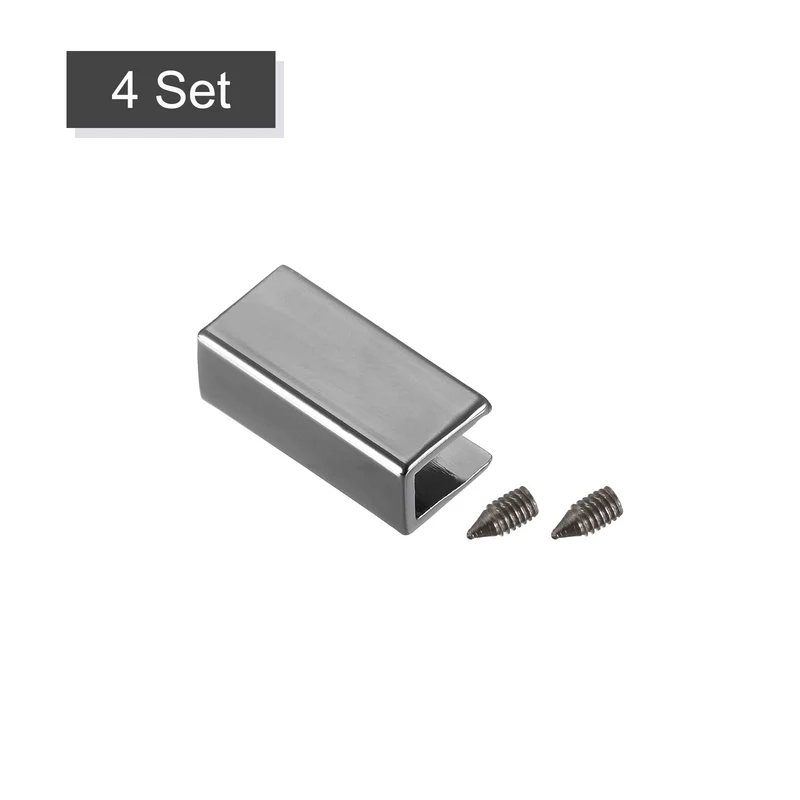 Belt Buckle End Tip, Zinc Alloy Zipper Clip Strap End Caps for Leather Sewing Decoration DIY Accessories