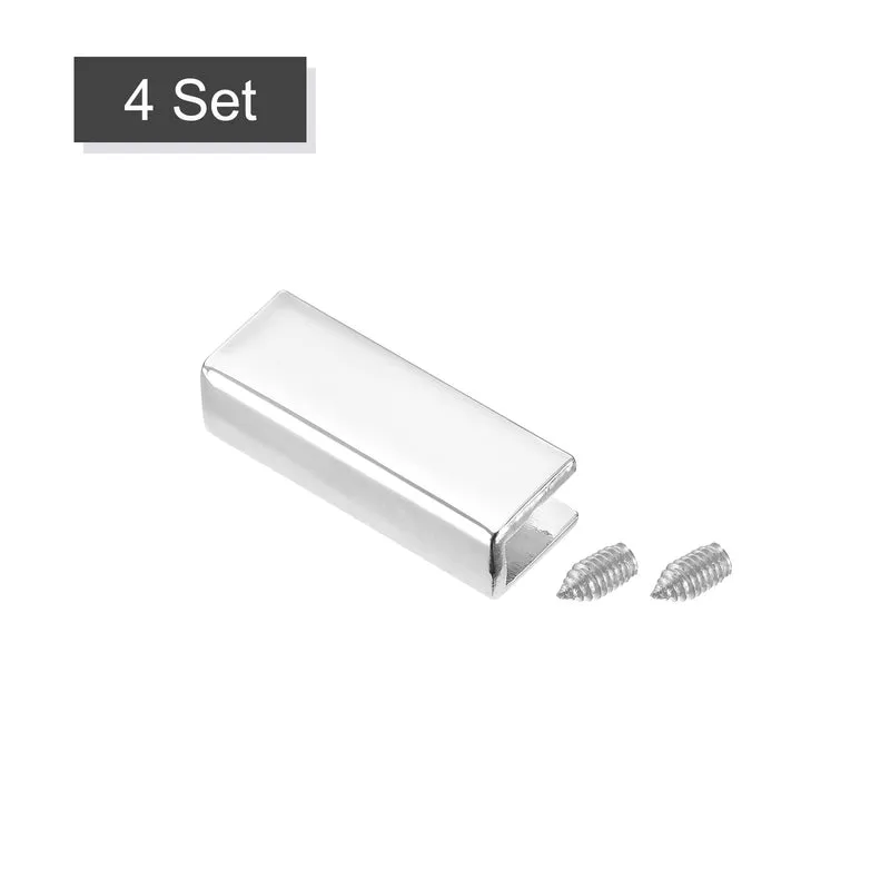 Belt Buckle End Tip, Zinc Alloy Zipper Clip Strap End Caps for Leather Sewing Decoration DIY Accessories