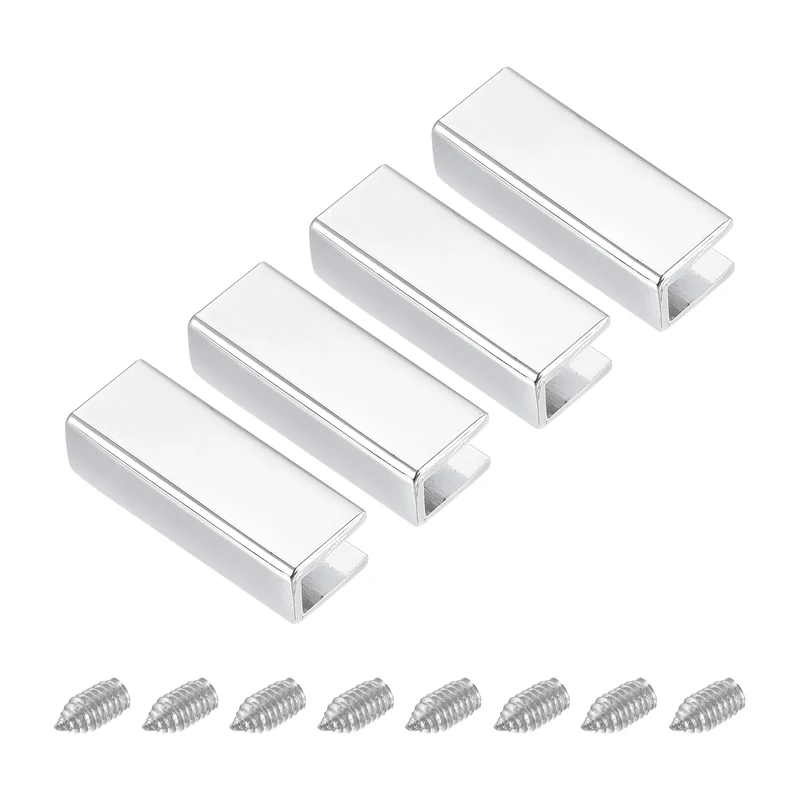Belt Buckle End Tip, Zinc Alloy Zipper Clip Strap End Caps for Leather Sewing Decoration DIY Accessories