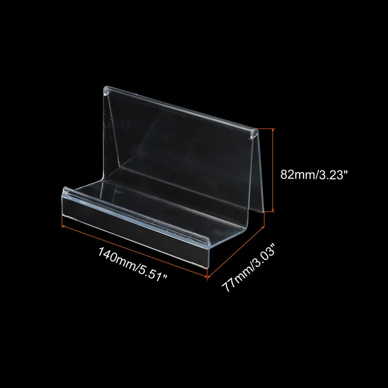 Acrylic Wallet Display Stand Holder Storage Rack Shelf Desktop Wallet Handbag Organizer Decoration