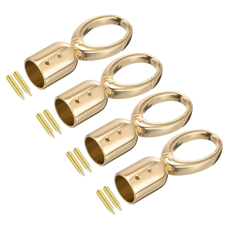 Uxcell Cord End Cap Terminator Cord Finding for Tassel Jewelry Making Strap
