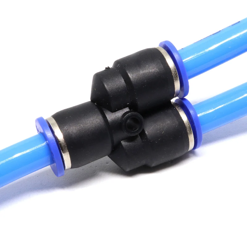 2Pcs 3/8 Inch OD Y Shape Plastic Push to Connect Fittings 3 Ways Tube Connect