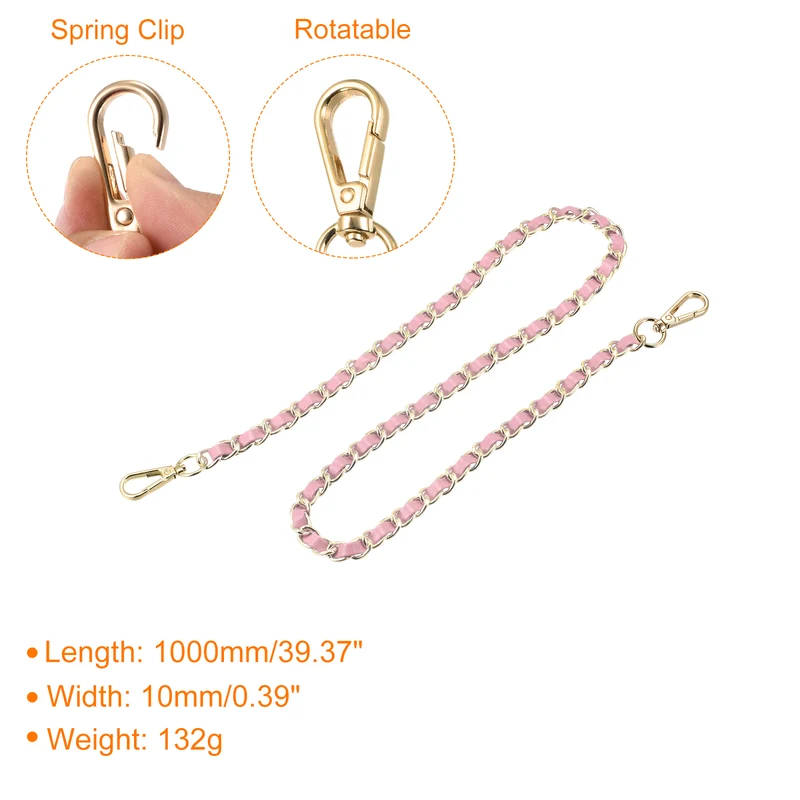 Uxcell Purse Chain Strap, Purse Strap Shoulder Bag Replacement Strap
