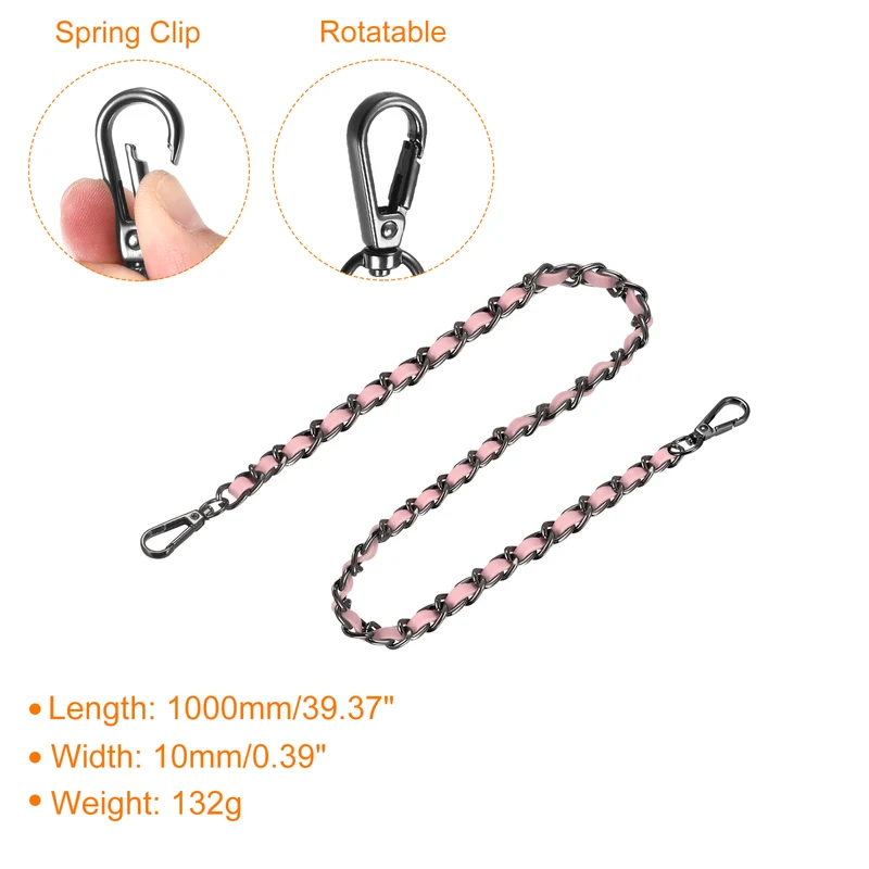 Uxcell Purse Chain Strap, Purse Strap Shoulder Bag Replacement Strap