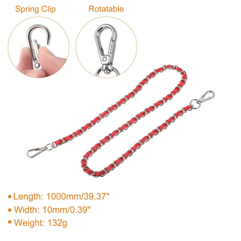 Uxcell Purse Chain Strap, Purse Strap Shoulder Bag Replacement Strap