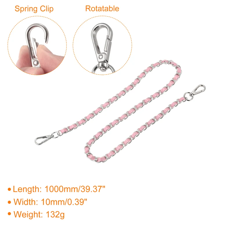 Uxcell Purse Chain Strap, Purse Strap Shoulder Bag Replacement Strap