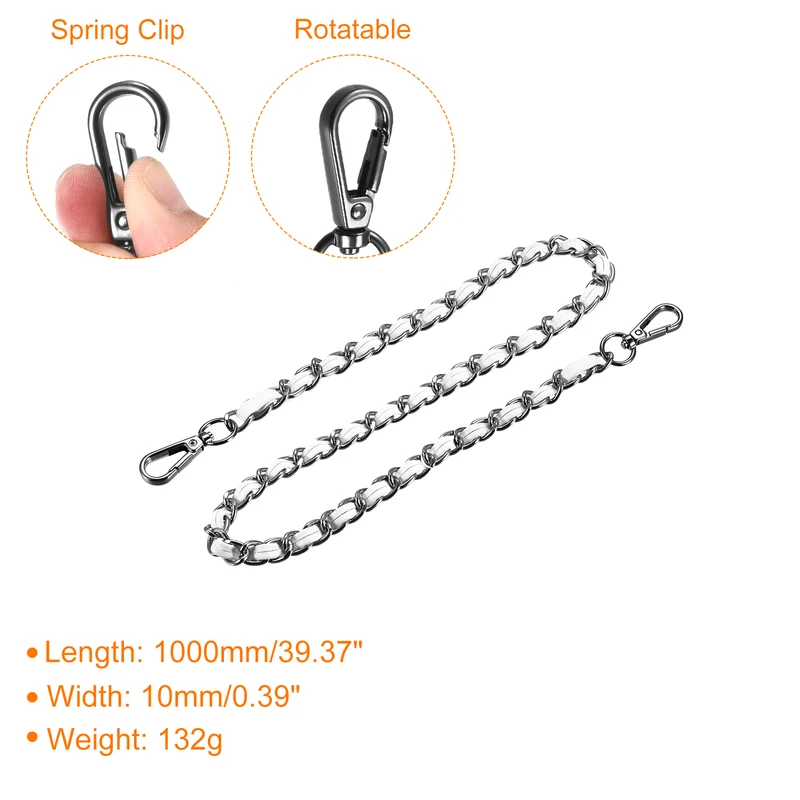 Uxcell Purse Chain Strap, Purse Strap Shoulder Bag Replacement Strap