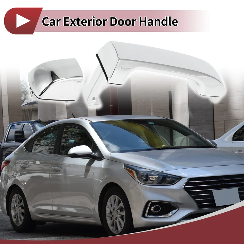 1 Pc Car Exterior Door Handles Grip for Hyundai Veracruz 2007-2015 Front Right No.826623J010 Silver Tone ABS