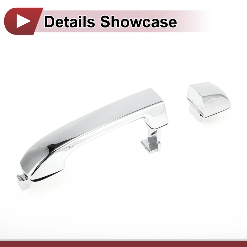 1 Pc Car Exterior Door Handles Grip for Hyundai Veracruz 2007-2015 Front Right No.826623J010 Silver Tone ABS