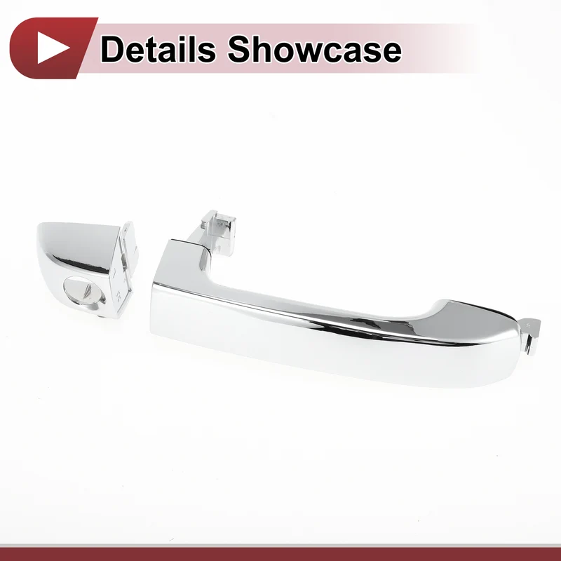 1 Pc Car Exterior Door Handles Grip for Hyundai Veracruz 2007-2015 Front Left No.826523J010 Silver Tone ABS