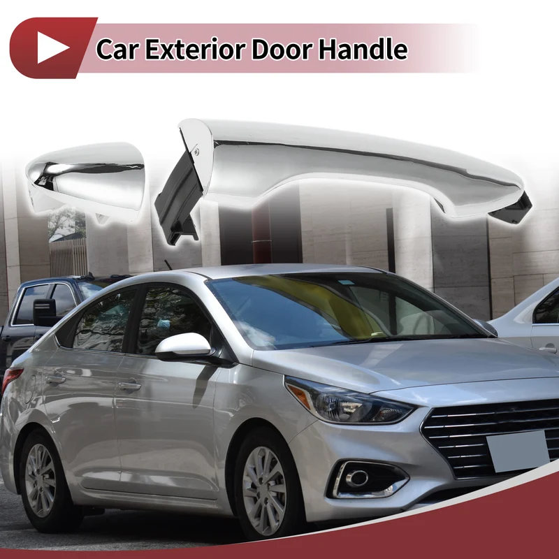1 Pc Car Exterior Door Handles Grip for Hyundai Tucson 2010-2015 Front Right No.826622S020 Silver Tone ABS