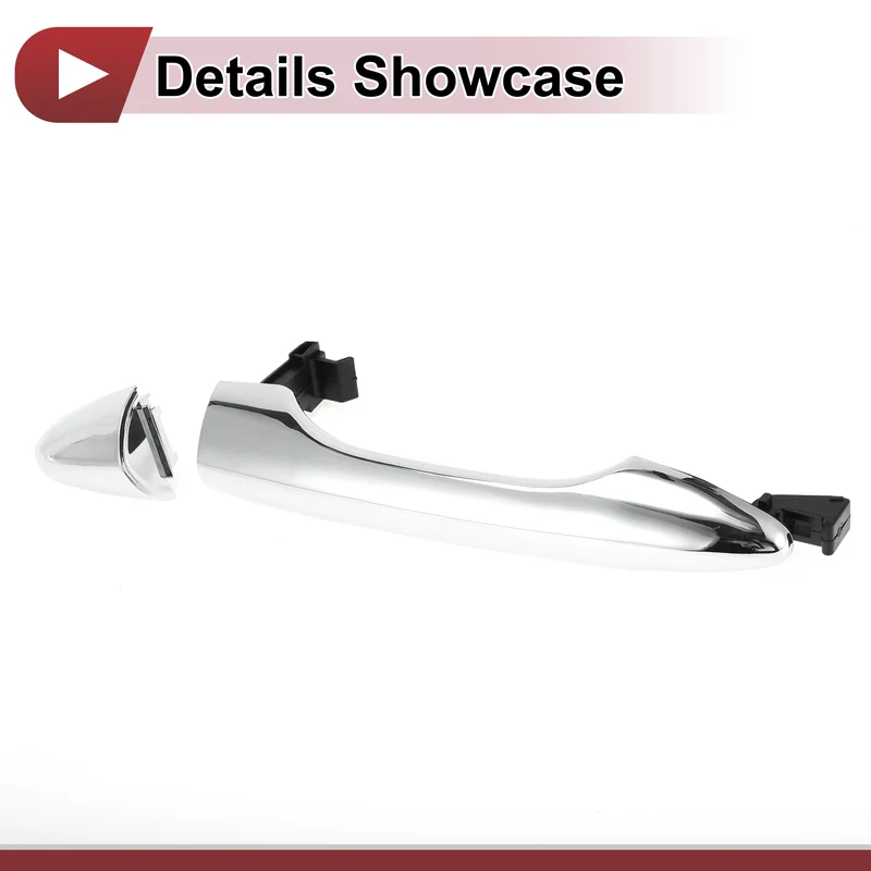 1 Pc Car Exterior Door Handles Grip for Hyundai Tucson 2010-2015 Front Right No.826622S020 Silver Tone ABS