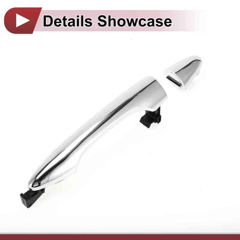 1 Pc Car Exterior Door Handles Grip for Hyundai Tucson 2010-2015 Front Right No.826622S020 Silver Tone ABS