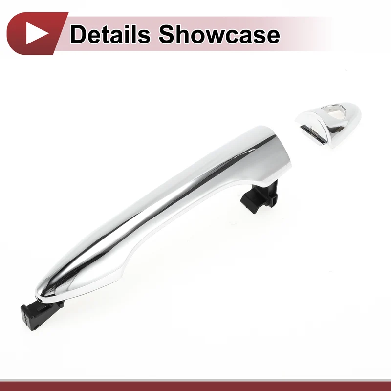 1 Pc Car Exterior Door Handles Grip for Hyundai Tucson 2010-2015 Front Left No.826522S020 Silver Tone ABS