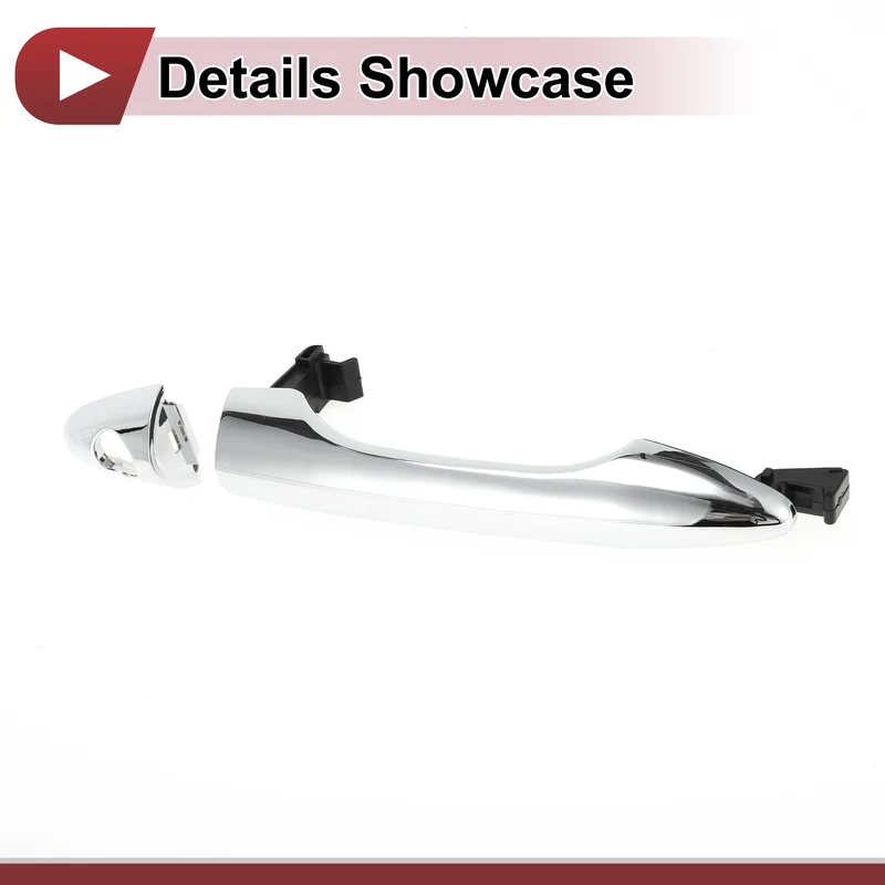 1 Pc Car Exterior Door Handles Grip for Hyundai Tucson 2010-2015 Front Left No.826522S020 Silver Tone ABS