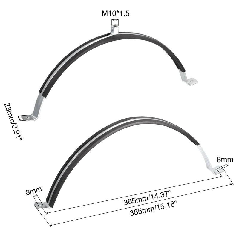 Uxcell Rigid Pipe Strap Clamp, Carbon Steel Pipe Bracket Tube Clip Nut Size for Water Tube Pipe