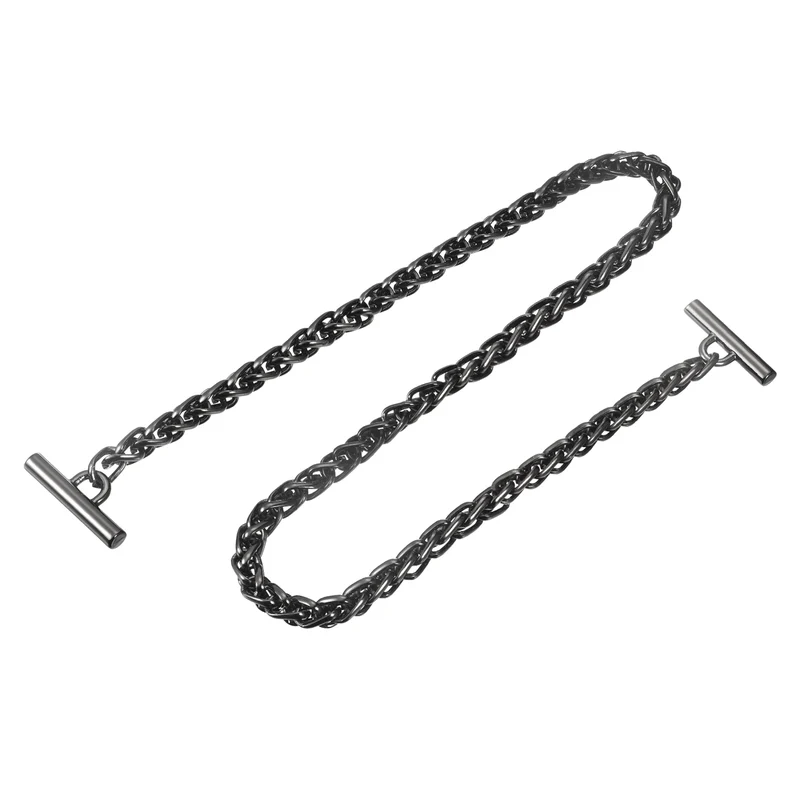 Uxcell Iron Flat Chain Strap, Handbag Purse Chain Strap DIY Bag Replacement