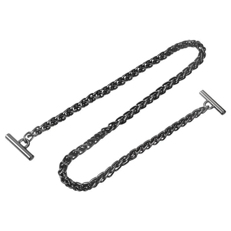 Uxcell Iron Flat Chain Strap, Handbag Purse Chain Strap DIY Bag Replacement
