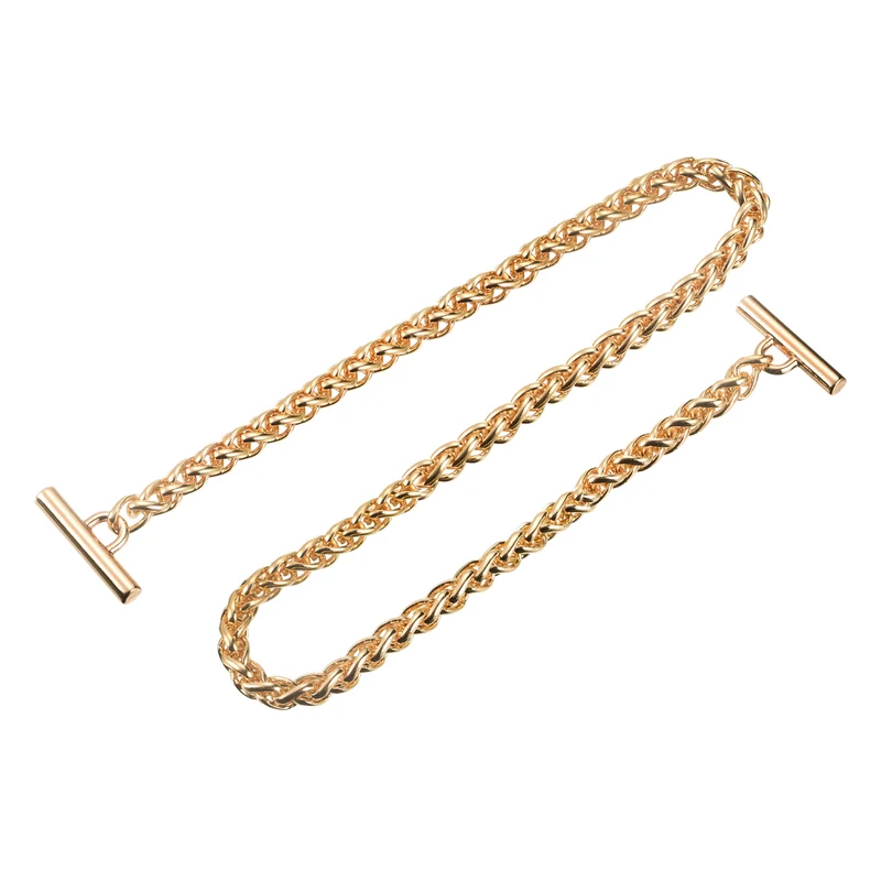 Uxcell Iron Flat Chain Strap, Handbag Purse Chain Strap DIY Bag Replacement