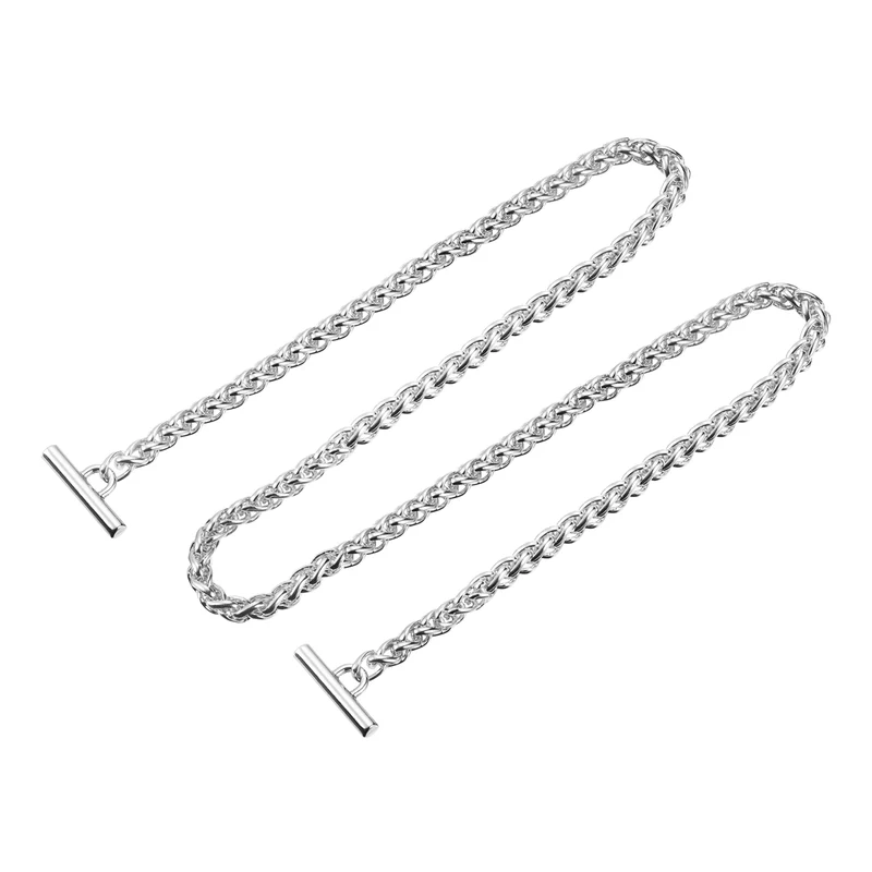 Uxcell Iron Flat Chain Strap, Handbag Purse Chain Strap DIY Bag Replacement