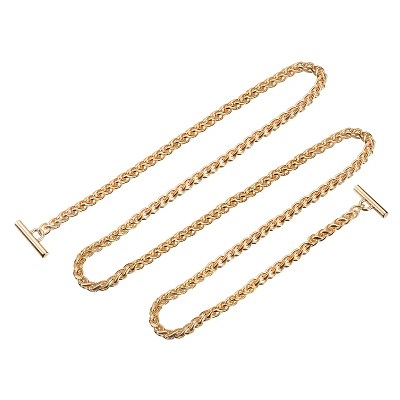 Uxcell Iron Flat Chain Strap, Handbag Purse Chain Strap DIY Bag Replacement