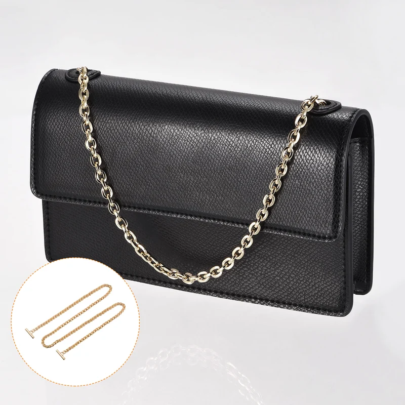 Uxcell Iron Flat Chain Strap, Handbag Purse Chain Strap DIY Bag Replacement