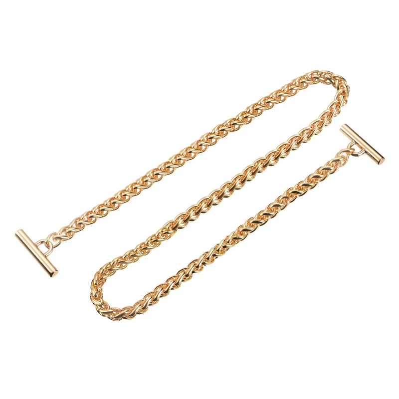 Uxcell Iron Flat Chain Strap, Handbag Purse Chain Strap DIY Bag Replacement