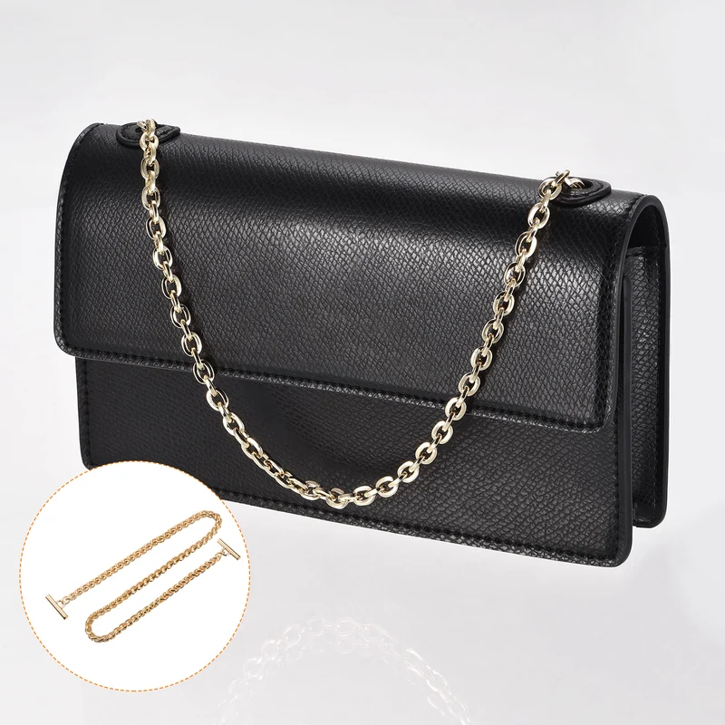 Uxcell Iron Flat Chain Strap, Handbag Purse Chain Strap DIY Bag Replacement