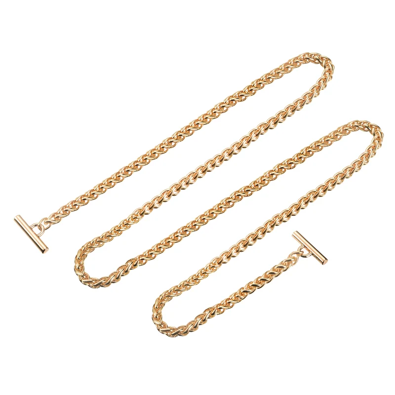 Uxcell Iron Flat Chain Strap, Handbag Purse Chain Strap DIY Bag Replacement