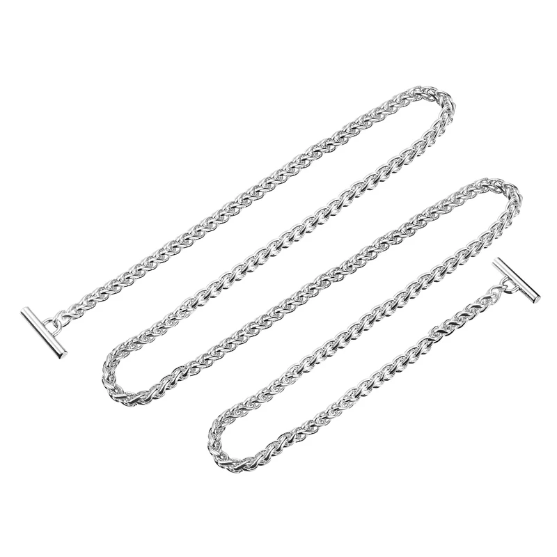 Uxcell Iron Flat Chain Strap, Handbag Purse Chain Strap DIY Bag Replacement