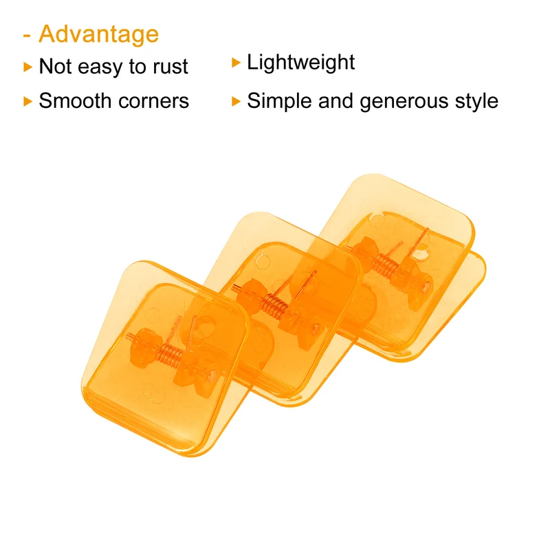 Paper and Bag Clips, Square Bag Sealers Clamps Snacks Bag Clips