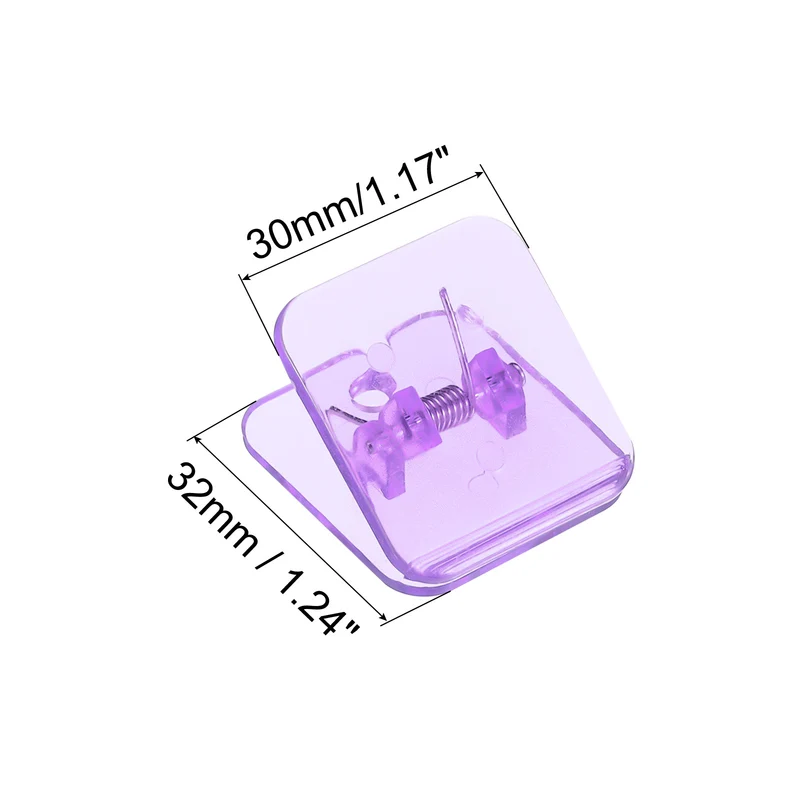 Paper and Bag Clips, Square Bag Sealers Clamps Snacks Bag Clips