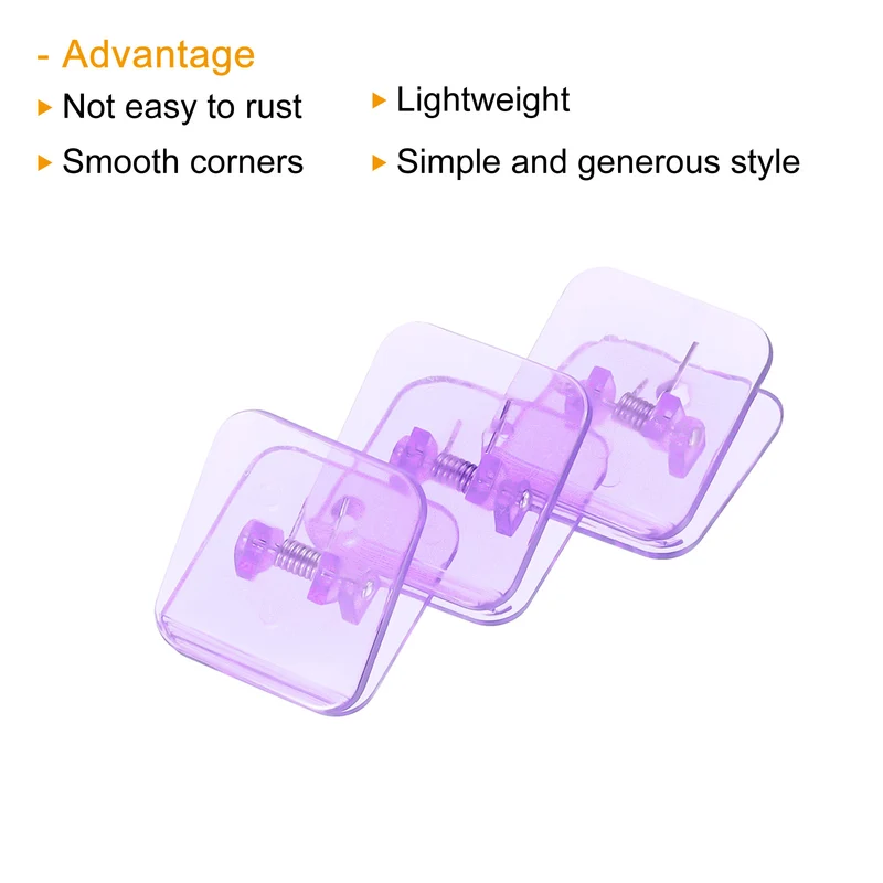 Paper and Bag Clips, Square Bag Sealers Clamps Snacks Bag Clips
