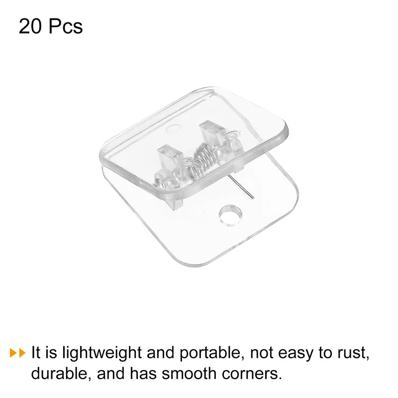 Paper and Bag Clips, Square Bag Sealers Clamps Snacks Bag Clips