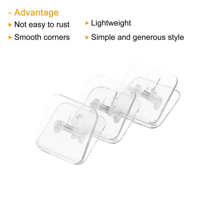 Paper and Bag Clips, Square Bag Sealers Clamps Snacks Bag Clips