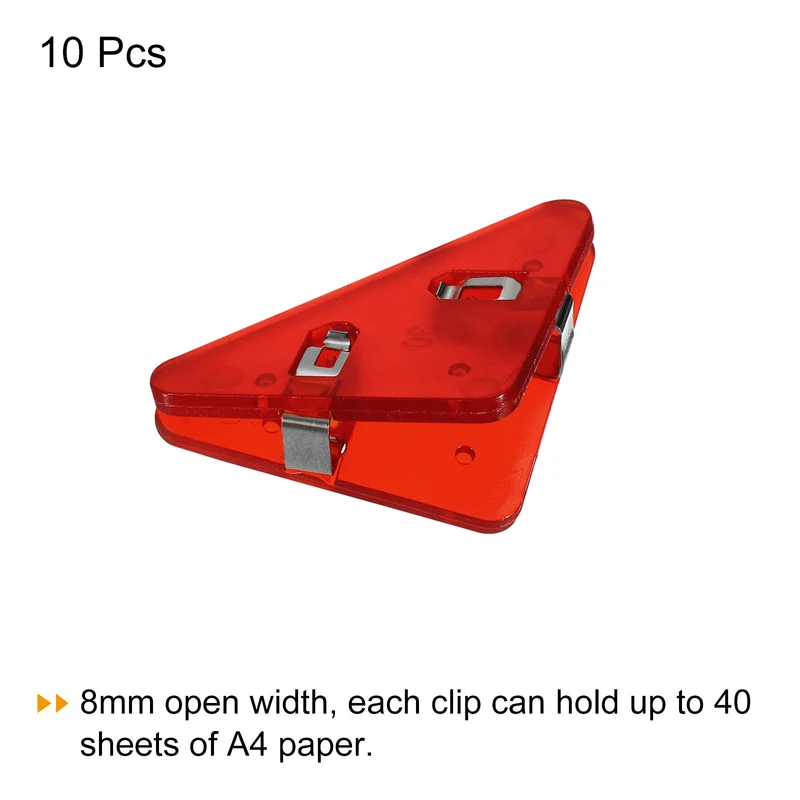 Multifunctional Document Clip, Triangular Clip for Pages Books