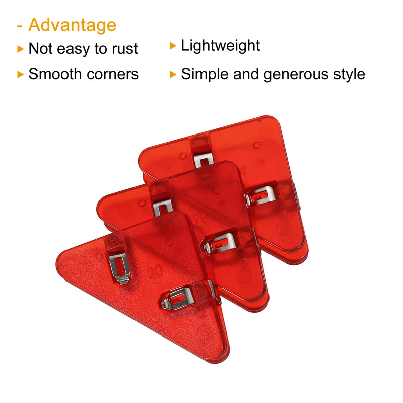 Multifunctional Document Clip, Triangular Clip for Pages Books