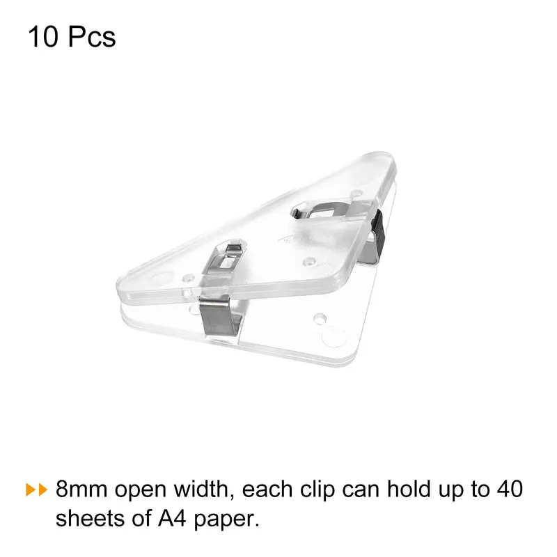 Multifunctional Document Clip, Triangular Clip for Pages Books