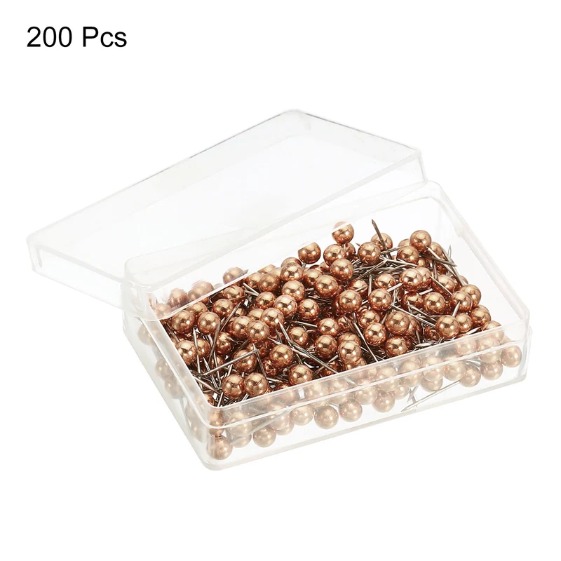 Push Pins, Round Head Map Tacks Thumb Steel Point for World Maps Cork Board