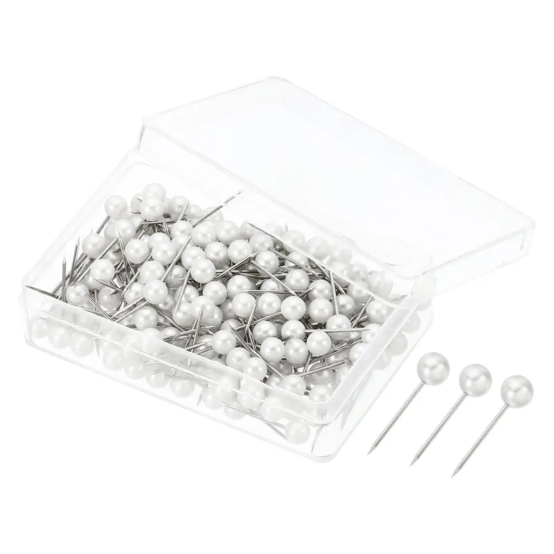 Push Pins, Round Head Map Tacks Thumb Steel Point for World Maps Cork Board