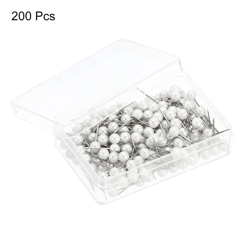 Push Pins, Round Head Map Tacks Thumb Steel Point for World Maps Cork Board