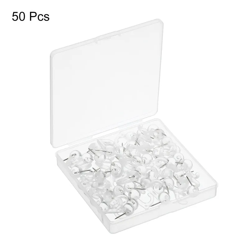 Push Pin Hooks Plastic Head Wall Thumb Tacks Hanging Nails Pushpin for Map Photo Cork Board