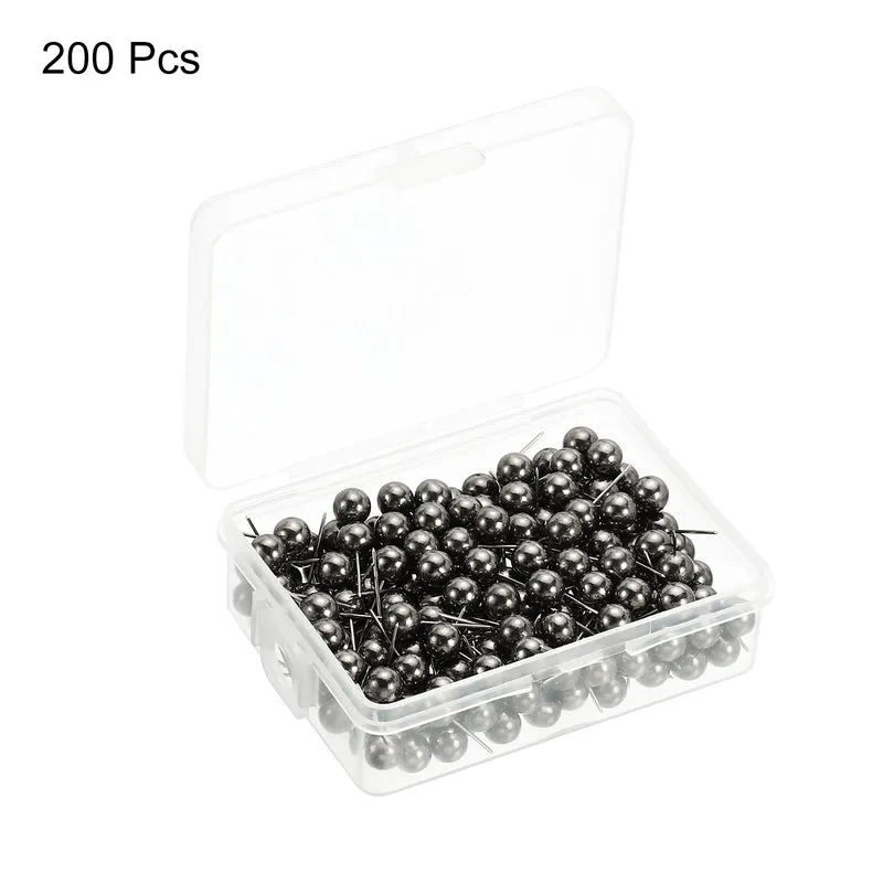 Push Pins, Round Head Map Tacks Thumb Steel Point for World Maps Fabric Marking