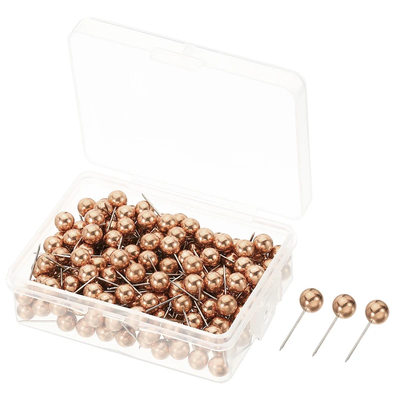 Push Pins, Round Head Map Tacks Thumb Steel Point for World Maps Fabric Marking