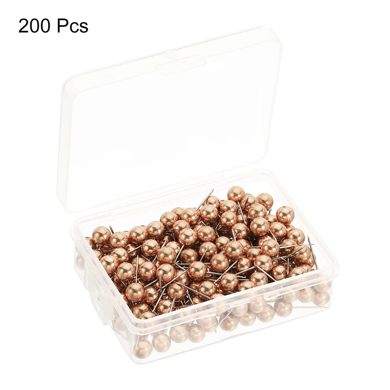 Push Pins, Round Head Map Tacks Thumb Steel Point for World Maps Fabric Marking