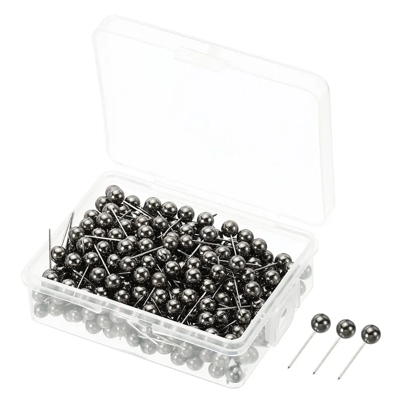 Push Pins, Round Head Map Tacks Thumb Steel Point for World Map Cork Board
